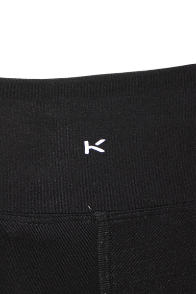 Koral Women's Full Length Shiny Midrise Athletic Legging Black Size S
