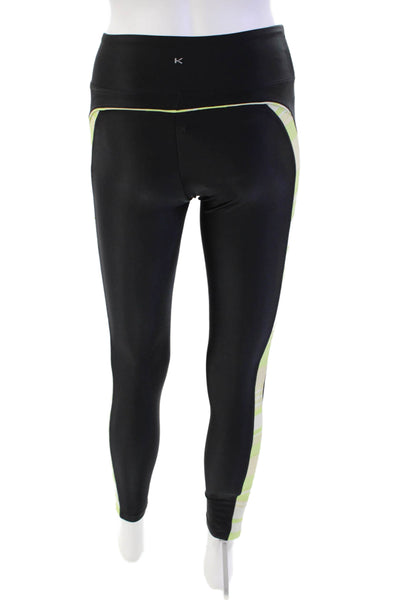 Koral Women's Colorblock Full Length Active Wear Lounge Legging Black Size S