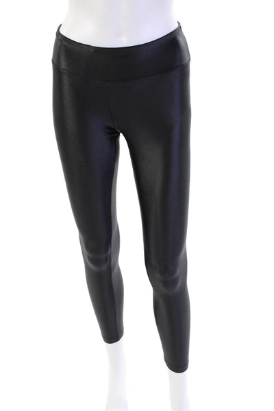 Koral Women's Midrise Fitted Shiny Full Length Active Legging Black Size S