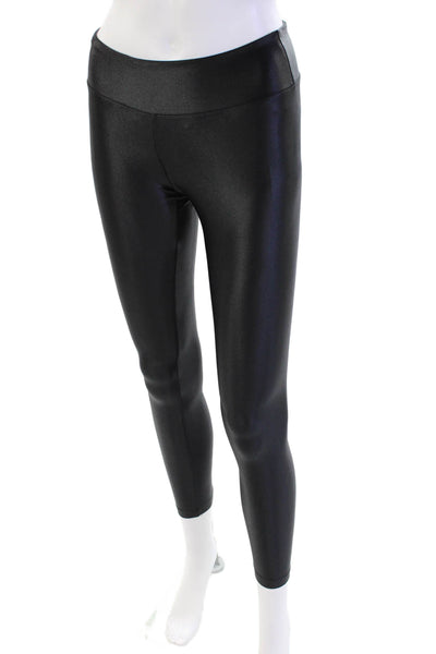 Koral Women's Midrise Fitted Shiny Full Length Active Legging Black Size S