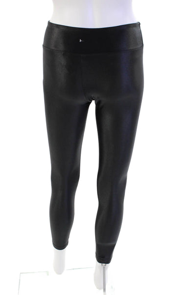 Koral Women's Midrise Fitted Shiny Full Length Active Legging Black Size S