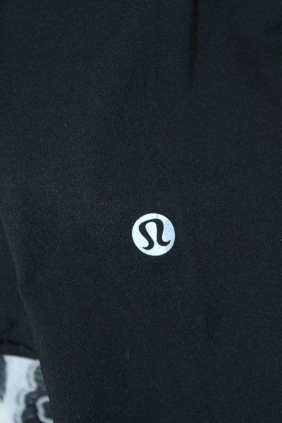 Lululemon Womens Lined High Waisted Fitted Athletic Leggings Black Size S