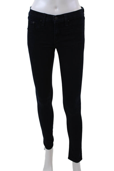 Rag & Bone Womens High Rise Dark Wash Skinny Leg Leggings Jeans Blue Size 26