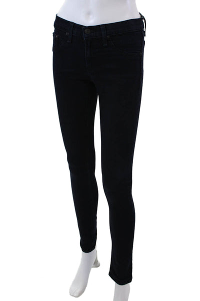 Rag & Bone Womens High Rise Dark Wash Skinny Leg Leggings Jeans Blue Size 26