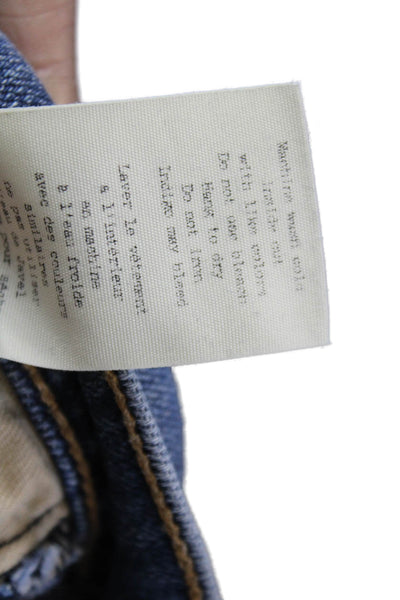 Rag & Bone Jean Womens Tomboy Mid Rise Medium Wash Skinny Jeans Blue Size 25