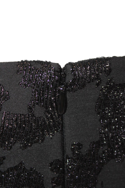 Stockholm Atelier & Other Stories Womens Metallic A Line Skirt Black Size 4