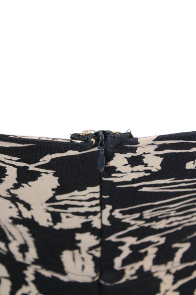 Marc By Marc Jacobs Womens A Line Dress Black Beige Cotton Size Extra Small