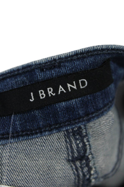 J Brand Womens Zipper Fly High Rise Skinny Ankle Jeans Blue Denim Size 26