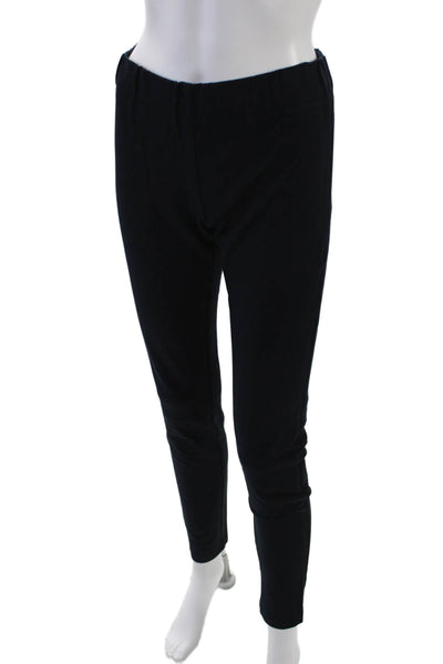 Joseph Womens Elastic Waistband Lined Tapered Leg Dress Pants Navy Size EUR 38