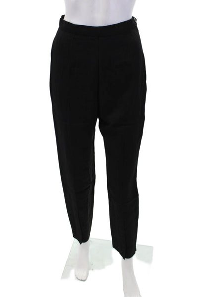 Penny Black Womens Pleated Waist Detail Side Zippered Pants Black Size 40