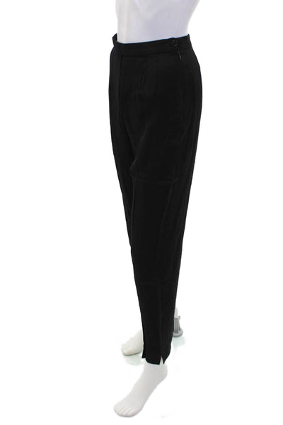 Penny Black Womens Pleated Waist Detail Side Zippered Pants Black Size 40