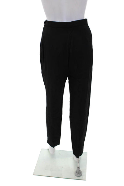 Penny Black Womens Pleated Waist Detail Side Zippered Pants Black Size 40