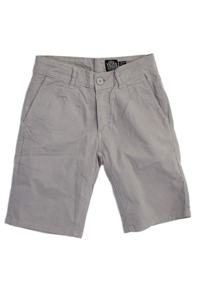 NYC Industry Mens Cotton Buttoned Zipped Flat Front Shorts Gray Size EUR 26