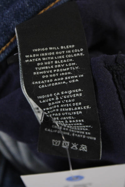 J Brand Womens Cotton Zip Button Boot Cut Denim Jeans Blue Size EUR 29
