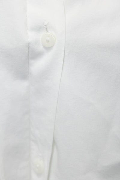 Zara Trafaluc Collection Womens Short Sleeves Button Down Shirt White Size Small