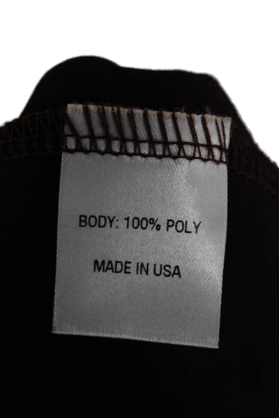 Lola And Sophie Womens Scoop Neck Sleeveless Tank Top Brown Size XL