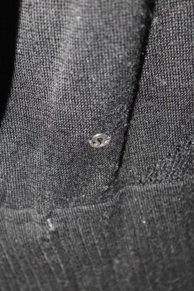 Lululemon Women's Hood Long Sleeves Open Front Cardigan Sweater Black Size S