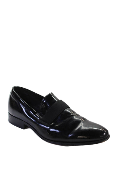 Joseph Abboud Womens Squared Toe Strap Detail Dress Shoes Solid Black Size 8