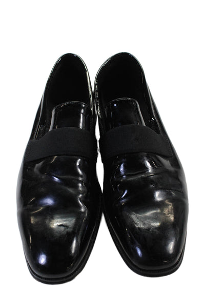 Joseph Abboud Womens Squared Toe Strap Detail Dress Shoes Solid Black Size 8