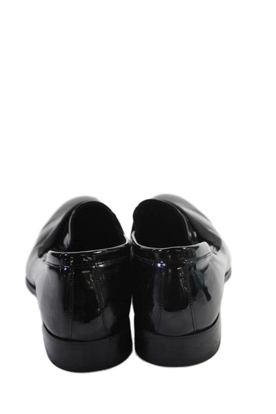Joseph Abboud Womens Squared Toe Strap Detail Dress Shoes Solid Black Size 8