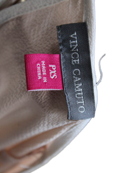 Vince Camuto Womens Long Sleeves Blouse Pink White Size Petite Extra Small
