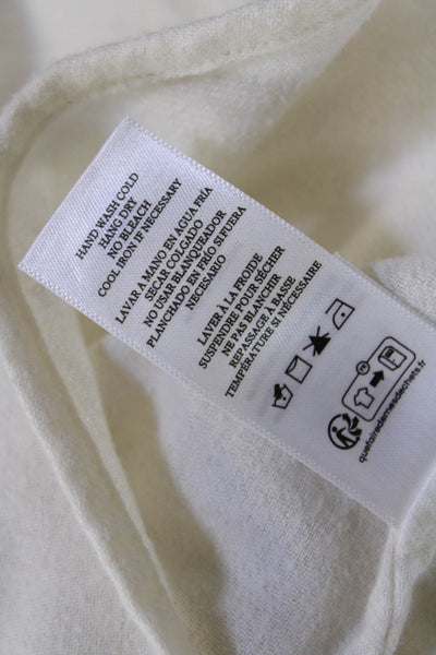 Rails Womens Long Sleeve Crystal Button Front Collared Shirt White Size 2XS