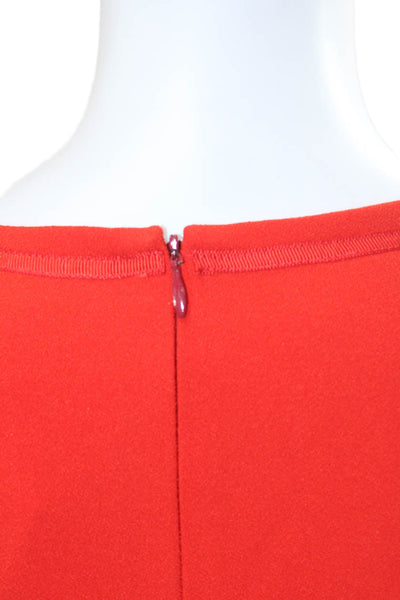 Mark & James by Badgley Mischka Womens Short Sleeve A-Line Dress Red Size 4
