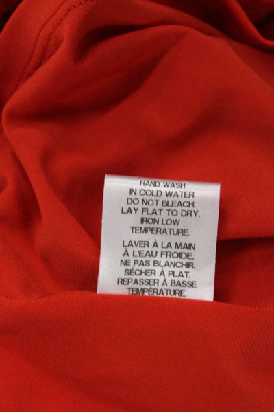 Mark & James by Badgley Mischka Womens Short Sleeve A-Line Dress Red Size 4