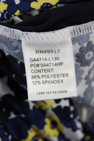 Tail Womens Stretch Floral Print Pullover Mini Activewear Skort Navy Size XL