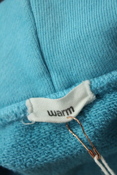 Warm Womens Pullover Ombre Warm Waves Cold Beer Hoodie Sweatshirt Blue Size XS