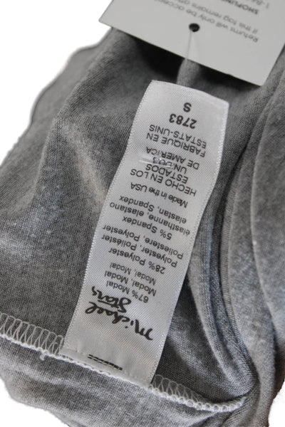 Michael Stars Womens Dolman Short Sleeves Dress Heather Gray Size Small
