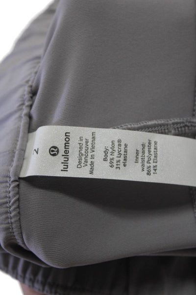 Lululemon Womens Elasticated Drawstring Waist Straight Joggers Gray Size 2