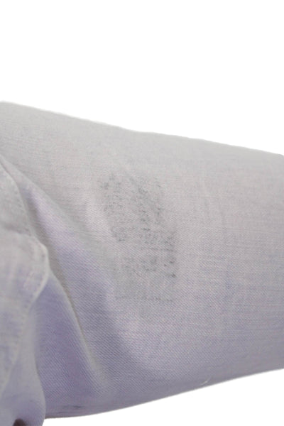 Veronica Beard Womens Carly Kick Flare High Rise Skinny Jeans Lavender Size 25