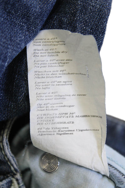 NYC Star Womens Cotton Denim Five Pocket High-Rise Harem Jeans Blue Size 26