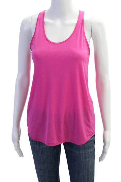 Lululemon Womens Scoop Neck Lightweight Athletic Tank Top Pink Size S