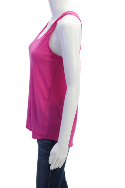 Lululemon Womens Scoop Neck Lightweight Athletic Tank Top Pink Size S