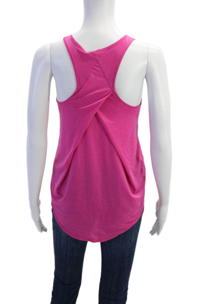 Lululemon Womens Scoop Neck Lightweight Athletic Tank Top Pink Size S