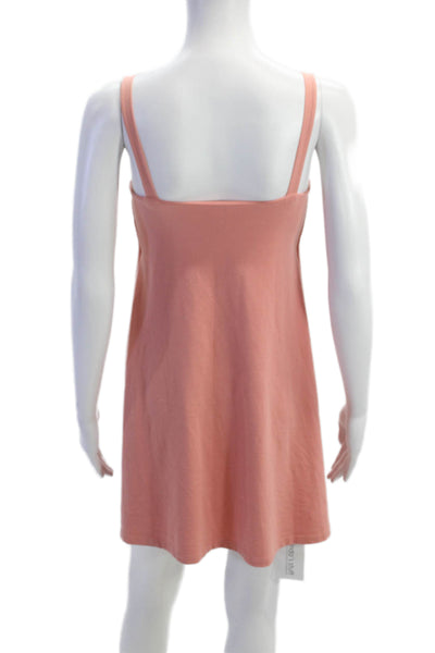Susana Monaco Womens Scoop Neck Sleeveless Mini Dress Pink Size S