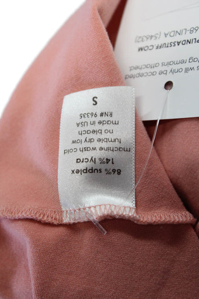 Susana Monaco Womens Scoop Neck Sleeveless Mini Dress Pink Size S