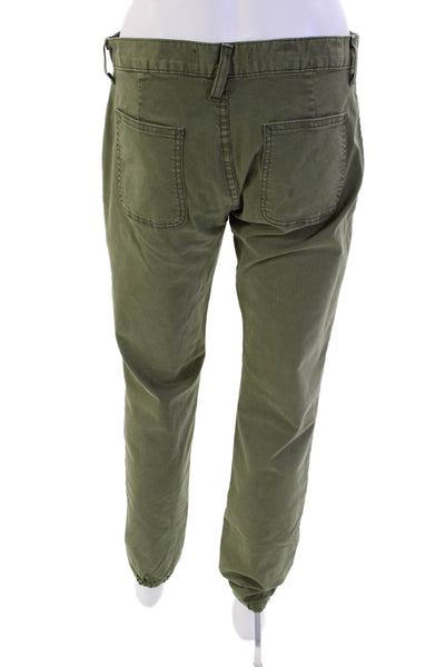 Textile Elizabeth and James Womens High Rise Jogger Oliver Pants Green Size 26