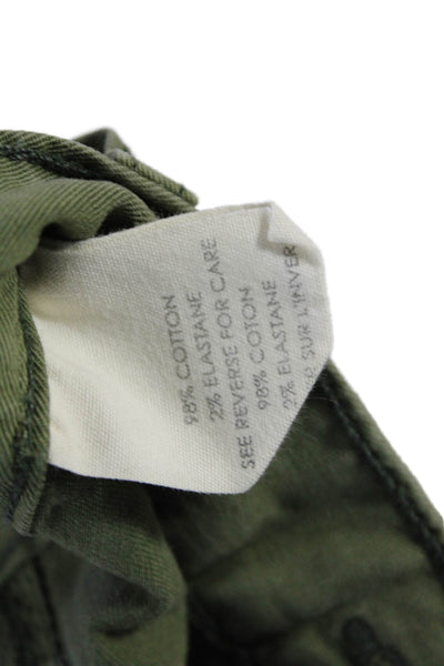 Textile Elizabeth and James Womens High Rise Jogger Oliver Pants Green Size 26