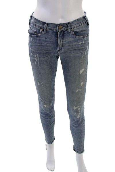 McGuire Womens Cotton Denim Five Pocket Mid-Rise Skinny Jeans Blue Size 26