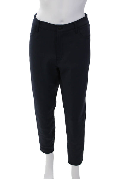 J Brand Mens Zippered Tapered Flat Front Casual Pants Solid Blue Size 32