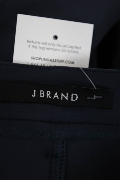 J Brand Mens Zippered Tapered Flat Front Casual Pants Solid Blue Size 32