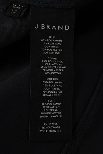 J Brand Mens Zippered Tapered Flat Front Casual Pants Solid Blue Size 32