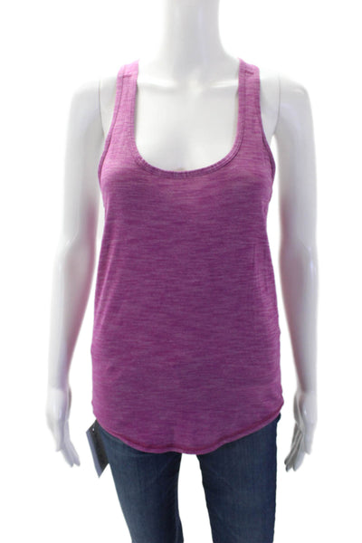 Lululemon Womens Scoop Neck Pullover Activewear Tank Top Purple Size 6