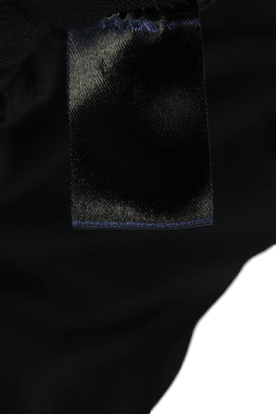 Generation Love Womens Lace Long Sleeve Cold Shoulder Blouse Top Black SIze S