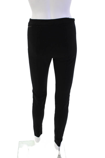 Vince Womens Zippered Mid-Rise Casual Pull-On Skinny Pants Black Size 8