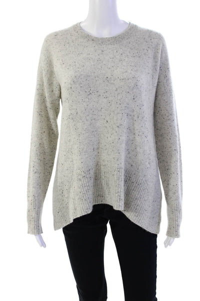 BB Boo Gemes Women's Long Sleeves Cashmere Pullover Sweater Gray Size S