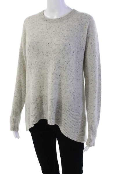 BB Boo Gemes Women's Long Sleeves Cashmere Pullover Sweater Gray Size S